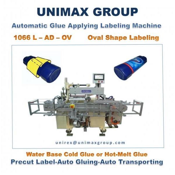 66L-AD-OV Oval Shape Automatic Feeding Labeling Machine