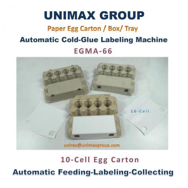 EGMA-66 Paper Egg Carton Labeling Machine