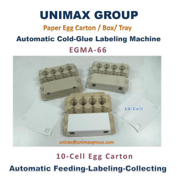 EGMA-66 Paper Egg Carton Labeling Machine